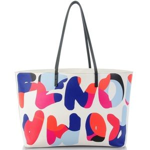 Authentic Fendi Multicolor Vitello Elite Tote